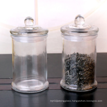 New arrival  300ml glass tea coffee storage bottle with glass lid